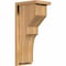 Ekena Millwork Monterey Smooth Corbel w/Backplate, Western Red Cedar, 7 1/2"W x 10"D x 22"H COR08X10X22MON01SWR - alternate 1
